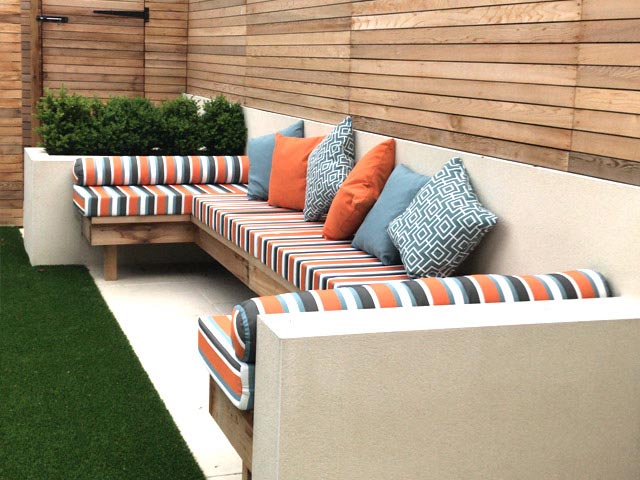Outdoor Cushions For Garden Furniture, Waterproof Outdoor Bench Cushions Clearance